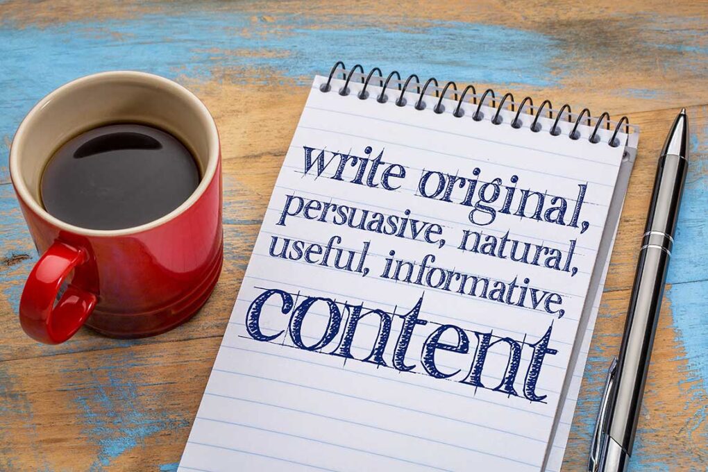 Original writing for your website.